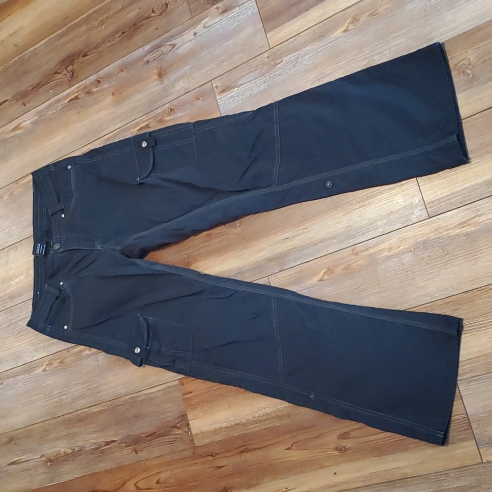 Kuhl Sport Cargo Black Pants Size 10 R